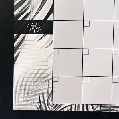 The Monthly Plan – Oversized Monthly Wall, Desk & Fridge Calendar | Tropical Palm