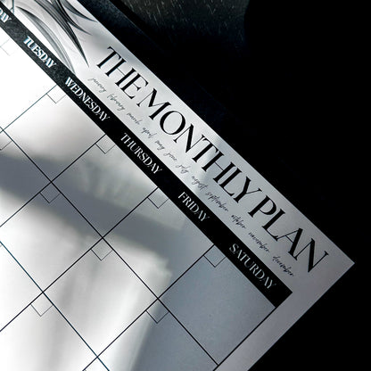 The Monthly Plan – Oversized Monthly Wall, Desk & Fridge Calendar | Tropical Palm