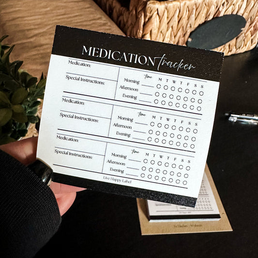 Medications Tracker | Functional Sticky Notes | 3" x 3"
