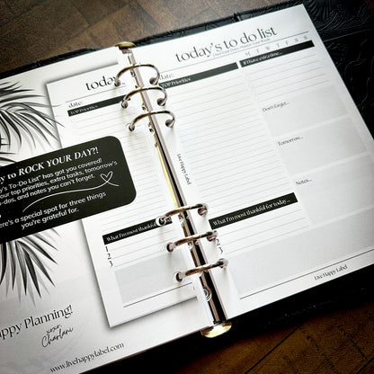 Undated "Horizontal" FOUNDATIONS Planning Essentials Bundle | A5, 6-ring Punch